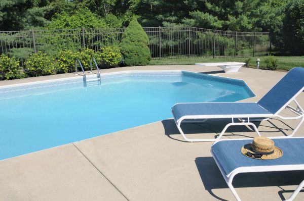 Poolside Concrete Installation in Kennewick