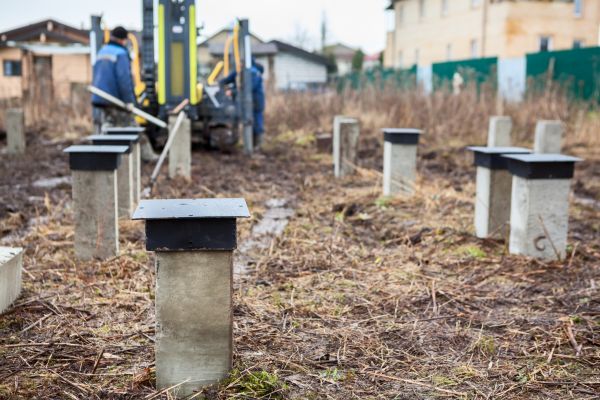 Concrete Piling Installation in Kennewick