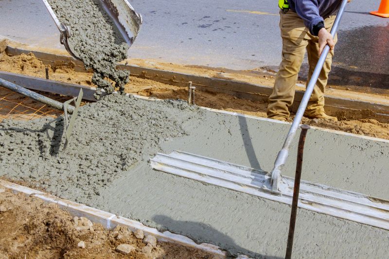 Concrete Pad Pouring